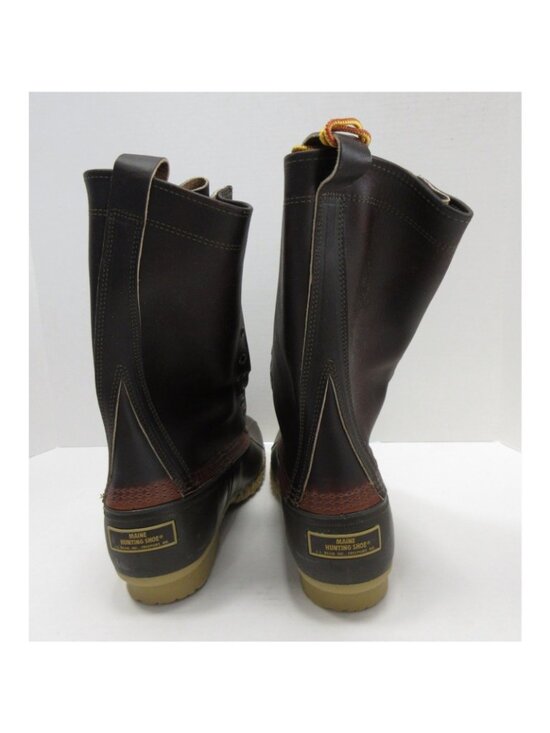 LL Bean Duck Boots 11 D Maine Signature Leather Hunting Shoes  USA main image 8
